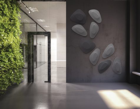 Office Design: Empty Counter Area - 3d visualization